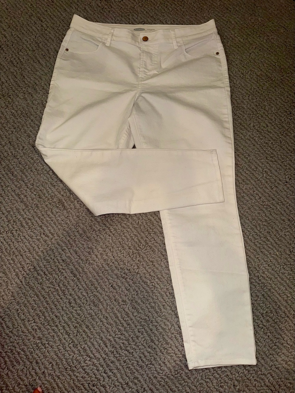 Old Navy White Ankle Skinny NWOT Size 16